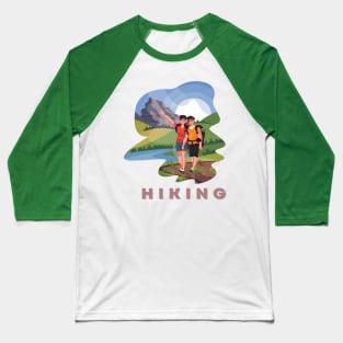 Hiking Baseball T-Shirt